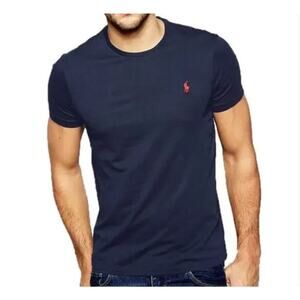 Ralph Lauren Polo Slim Fit T-Shirt Men’s Large Blue Crew Neck